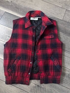 Global unisex vintage Plaid Jacket Size small